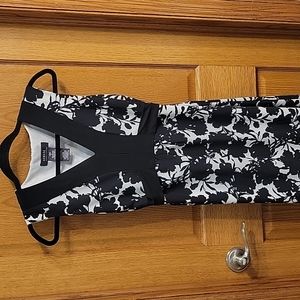 Black and White print dress